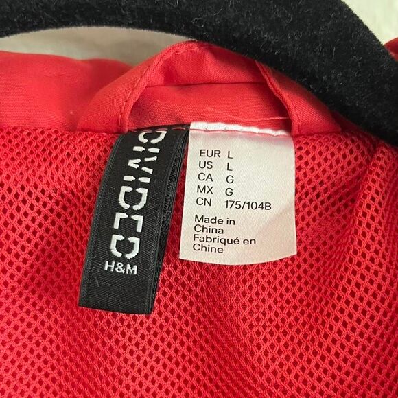 H&M Red Racer Jacket - Picture 3 of 4